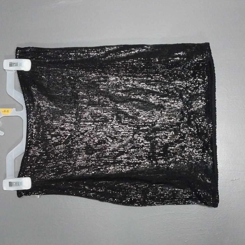 Windsor fashion apparel black sequin mini skirt